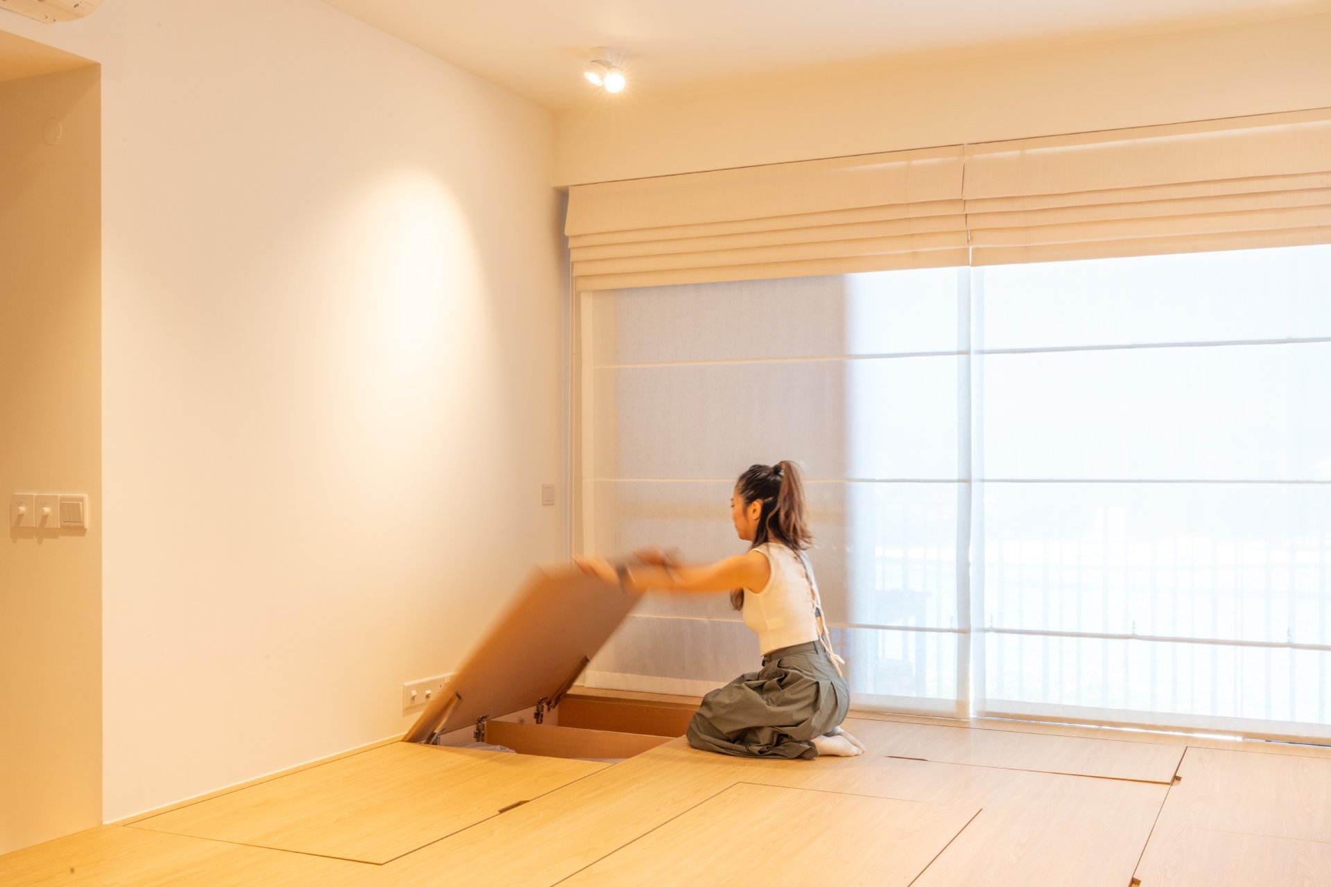 Raised Platform with Hidden Storage *too long?