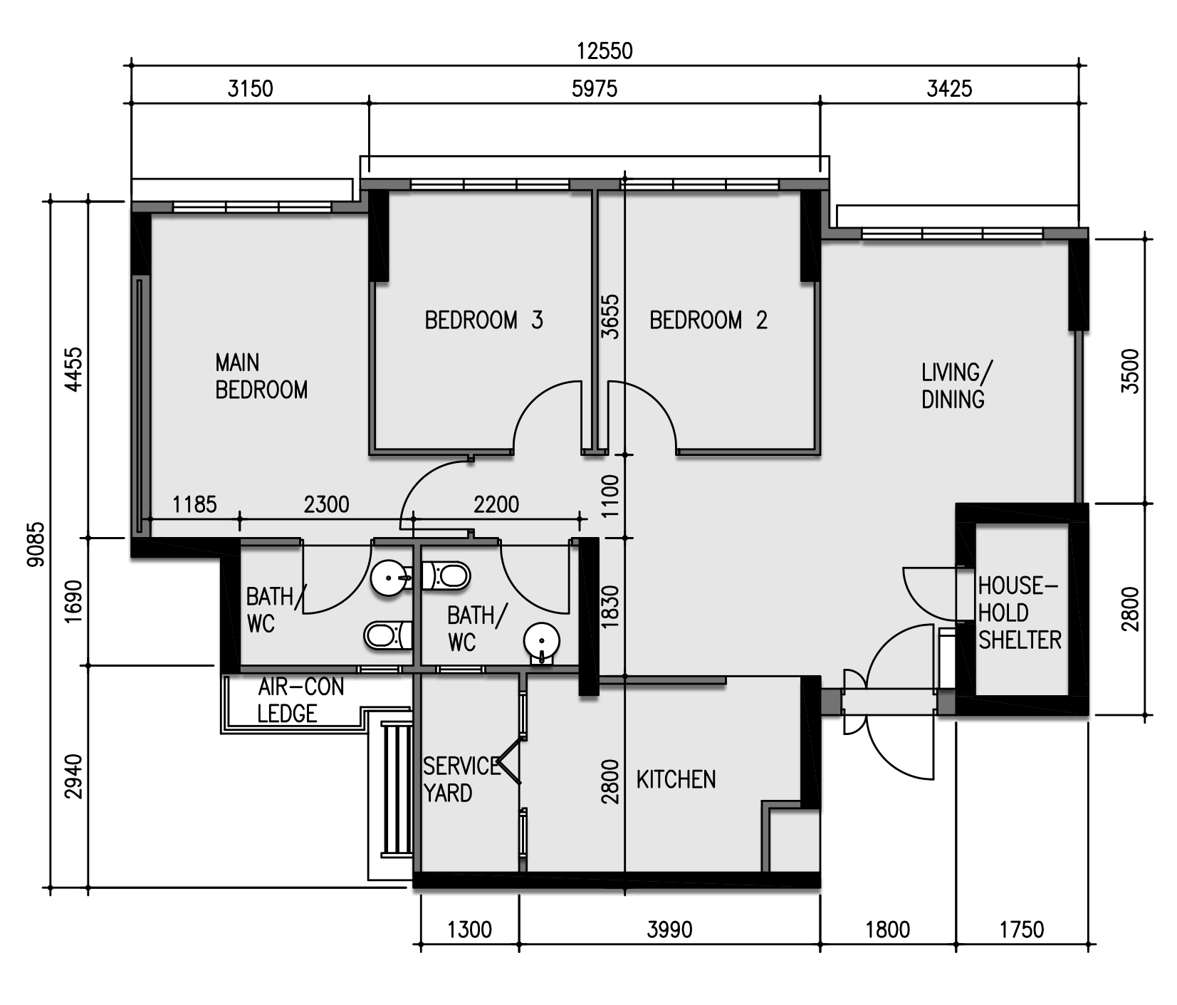 canberra crescent before